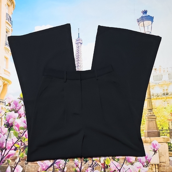 Leith Wide Leg Elegant Black Pants‎ Size XS - Picture 2 of 5